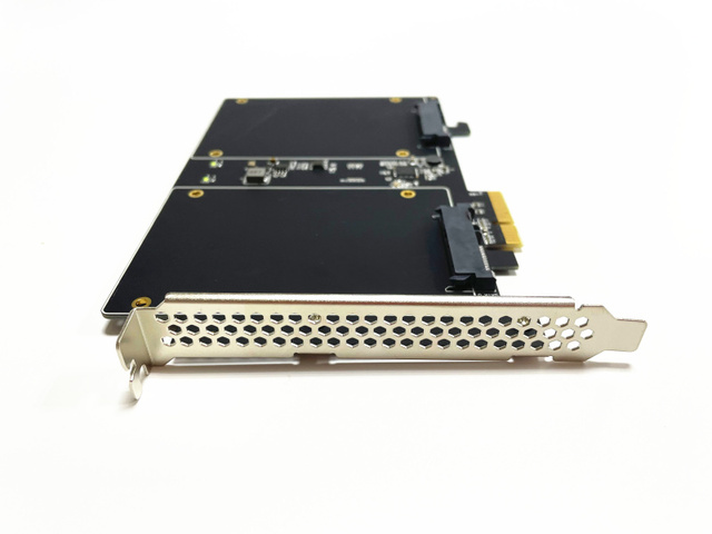 Adapter rozszerzający karty Dual SATA III na PCI-E X4 do karty Raid Mac Pro 3.1-5.1 z systemem operacyjnym OSX10.8-10.16 - Wianko - 3