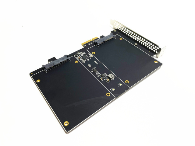 Adapter rozszerzający karty Dual SATA III na PCI-E X4 do karty Raid Mac Pro 3.1-5.1 z systemem operacyjnym OSX10.8-10.16 - Wianko - 5