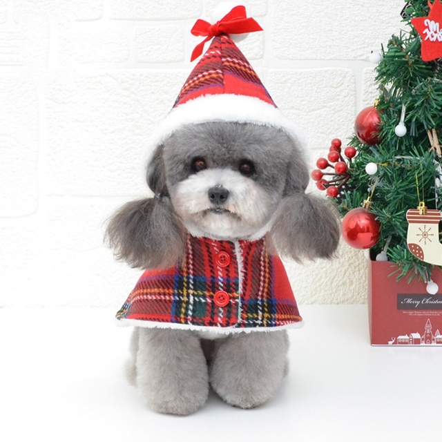 Czerwony dzianinowy sweter z golfem dla psa na Boże Narodzenie - Wianko - 10