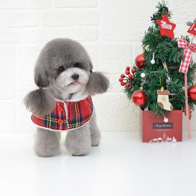 Czerwony dzianinowy sweter z golfem dla psa na Boże Narodzenie - Wianko - 7