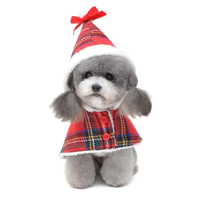 Czerwony dzianinowy sweter z golfem dla psa na Boże Narodzenie - Wianko - 12