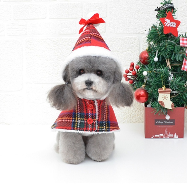 Czerwony dzianinowy sweter z golfem dla psa na Boże Narodzenie - Wianko - 2