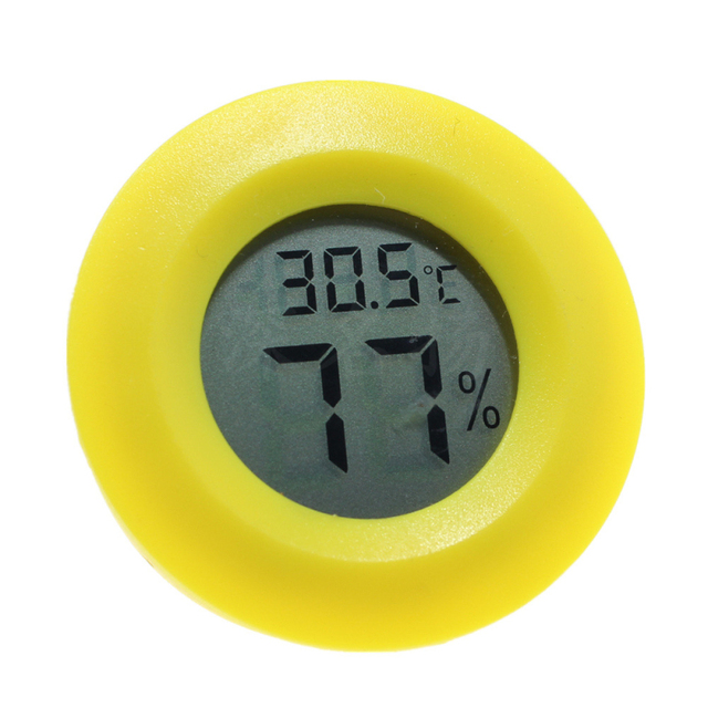 Cyfrowy miernik wilgotności i temperatury z wygodnym wyświetlaczem LCD - wskaźnik temperatury i wilgotności do pomieszczeń - Wianko - 8