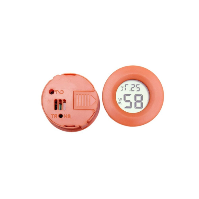 Cyfrowy miernik wilgotności i temperatury z wygodnym wyświetlaczem LCD - wskaźnik temperatury i wilgotności do pomieszczeń - Wianko - 5