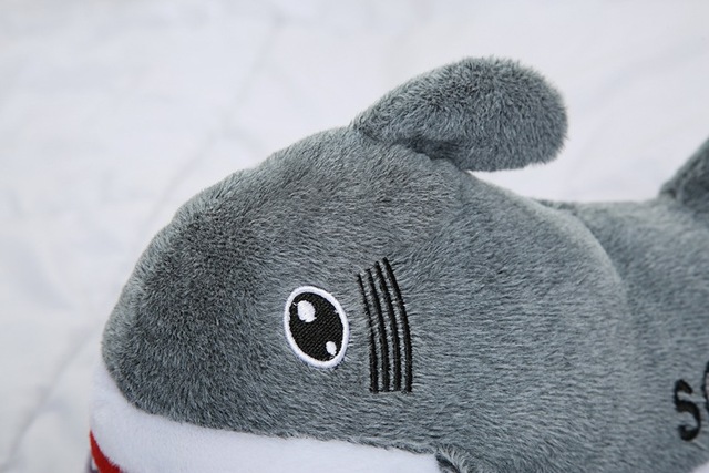 Kapcie zimowe Funny Shark, unisex, ciepłe i puszyste, dla kobiet i mężczyzn, w zabawnym wzorze zwierzęcym - Wianko - 27
