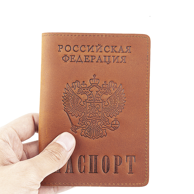 Federacja Rosyjska - Retro skórzane etui na paszport i karty biznesowe - Wianko - 18