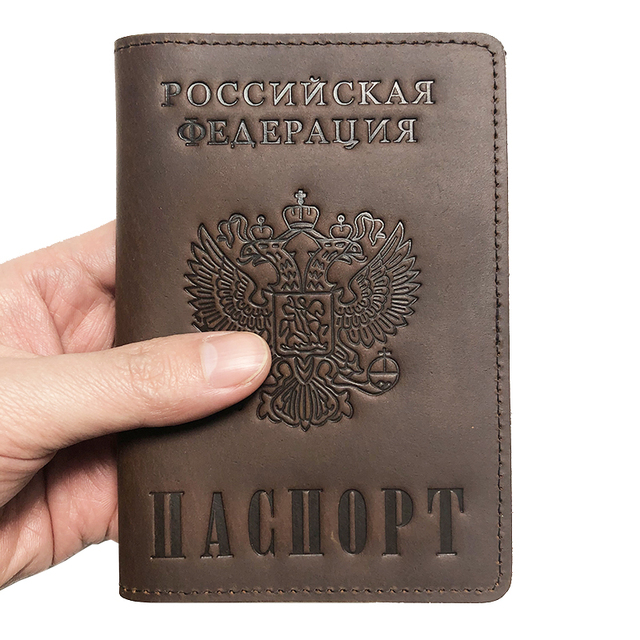 Federacja Rosyjska - Retro skórzane etui na paszport i karty biznesowe - Wianko - 13