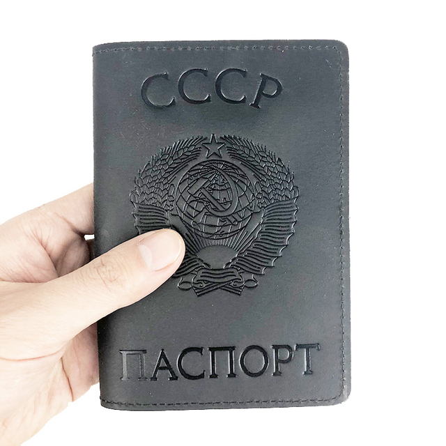 Federacja Rosyjska - Retro skórzane etui na paszport i karty biznesowe - Wianko - 11