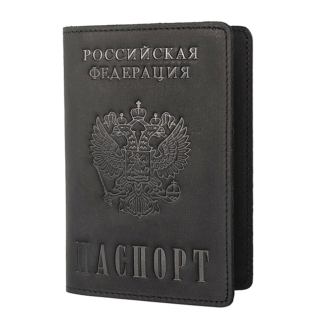 Federacja Rosyjska - Retro skórzane etui na paszport i karty biznesowe - Wianko - 14