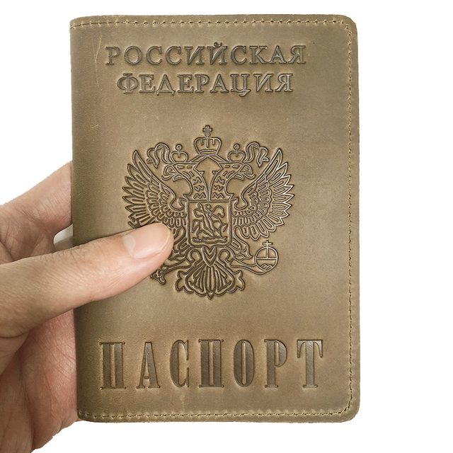 Federacja Rosyjska - Retro skórzane etui na paszport i karty biznesowe - Wianko - 21