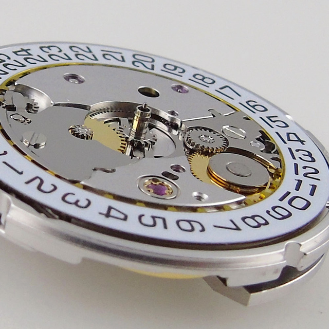 Automatyczny zegarek mechaniczny azji PT5000 - wysoka dokładność, 28800 bph, wyświetlanie daty, klon 2824, 25 klejnotów, średnica 25.6mm - Wianko - 4