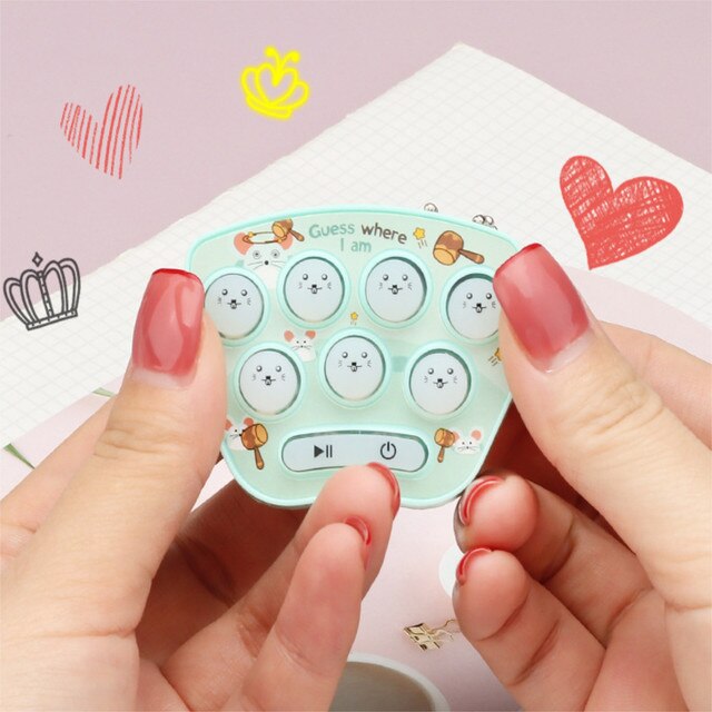 Sensoryczna gra Mini Whack-a-Mole – Push Popet z LED i elektronicznymi grami pamięci oraz Push Bubble Dimple dla dzieci i dorosłych - Wianko - 10