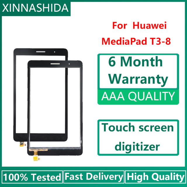 Ekran dotykowy do Huawei MediaPad T3 8 KOB-L09 i KOB-W09 - szklany panel z funkcją digitizera - Wianko - 1