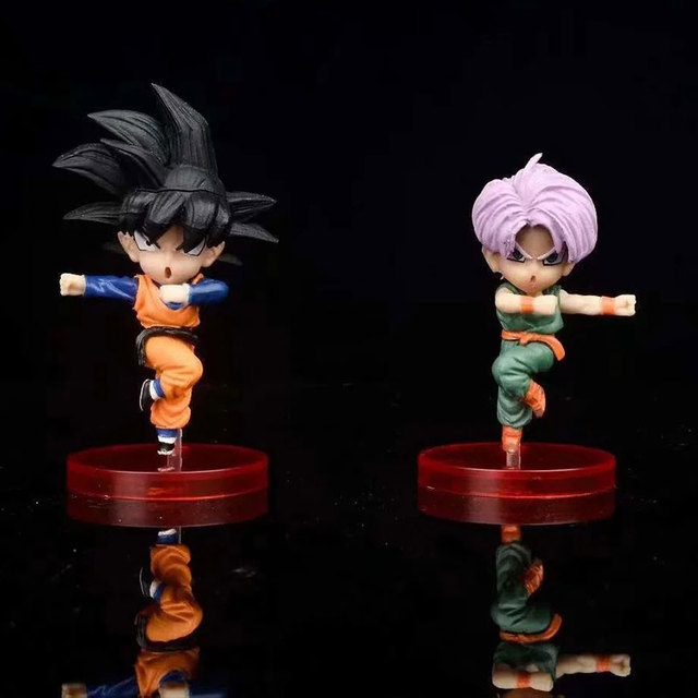 Figura Dragon Ball Z Goku Super Saiyan 8cm - Goten Trunks - dekoracje na prezenty - Wianko - 2