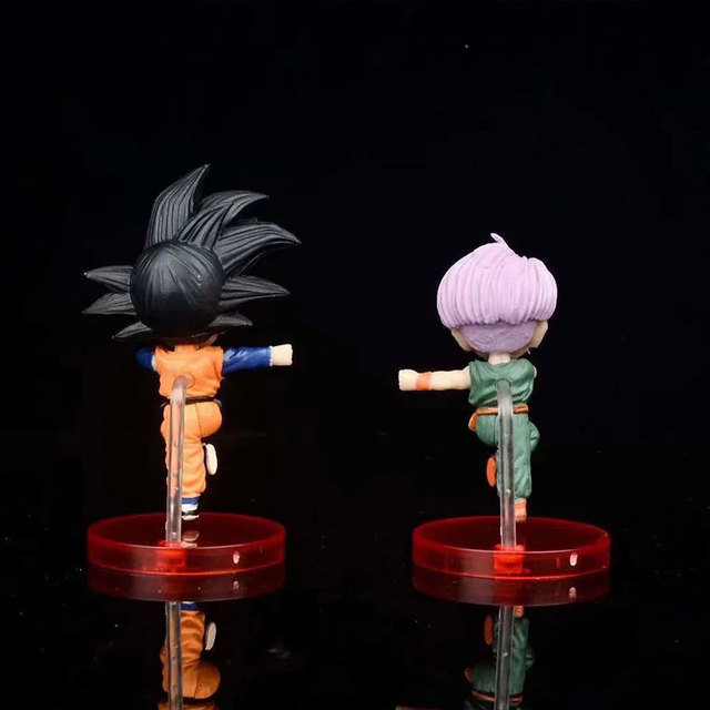 Figura Dragon Ball Z Goku Super Saiyan 8cm - Goten Trunks - dekoracje na prezenty - Wianko - 4