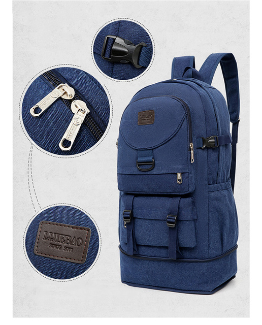 Plecak wspinaczkowy torba podróżna mężczyzna 80L/90L – Plecak campingowy, worek turystyczny XA743D - Wianko - 3
