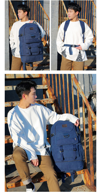 Plecak wspinaczkowy torba podróżna mężczyzna 80L/90L – Plecak campingowy, worek turystyczny XA743D - Wianko - 8