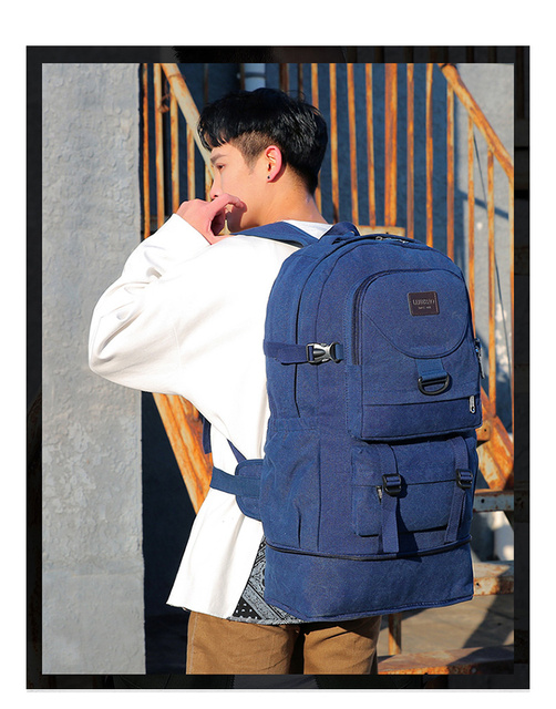 Plecak wspinaczkowy torba podróżna mężczyzna 80L/90L – Plecak campingowy, worek turystyczny XA743D - Wianko - 2