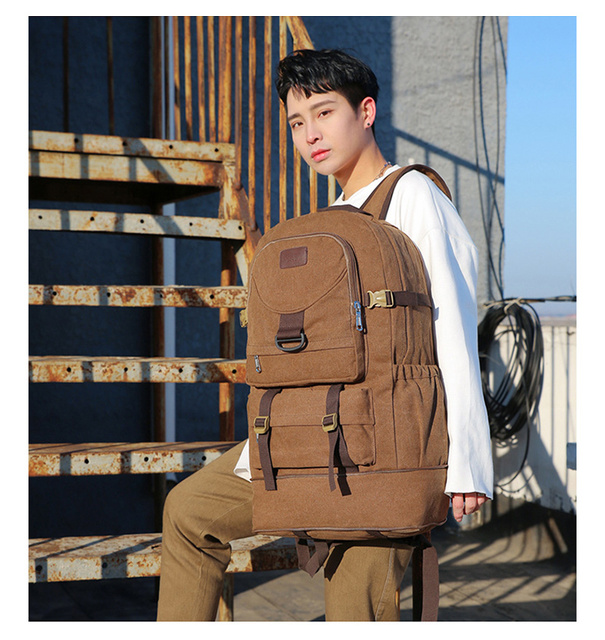Plecak wspinaczkowy torba podróżna mężczyzna 80L/90L – Plecak campingowy, worek turystyczny XA743D - Wianko - 9