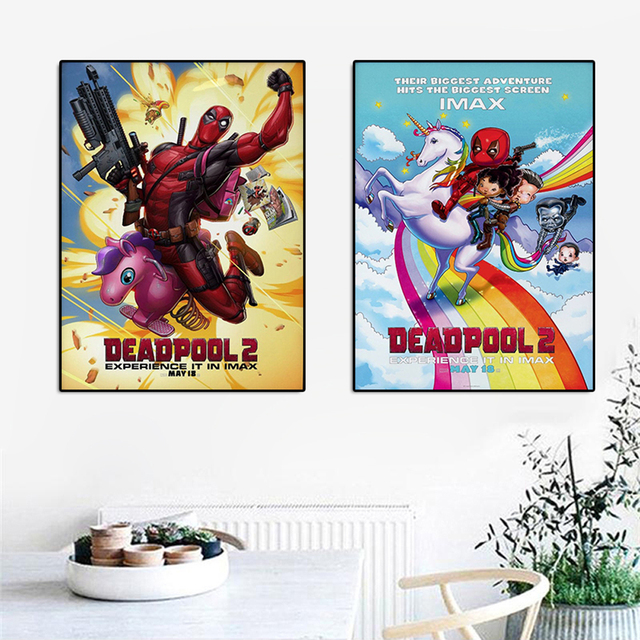 Obraz na płótnie Avengers: Spiderman Daleko od Domu - Marvel Deadpool 2 - Wystrój Salonu - Plakat Filmowy / Wall Art Picture - Wianko - 3