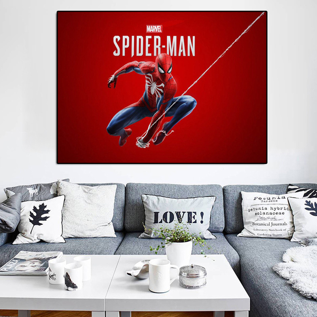 Obraz na płótnie Avengers: Spiderman Daleko od Domu - Marvel Deadpool 2 - Wystrój Salonu - Plakat Filmowy / Wall Art Picture - Wianko - 4