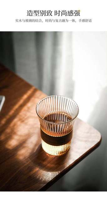 Żaroodporny kubek szklany na napoje - woda, herbata, mleko, whisky, piwo, sok - Wianko - 2