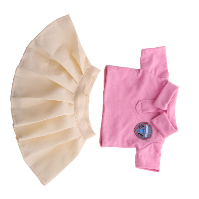 Ręcznie plisowana sukienka z garniturem dla amerykańskich lalek 16-18 Cal, 43 cm, noworodki, dla dzieci - Nenuco - Wianko - 32