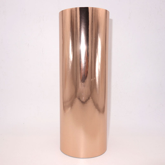 Różowe złoto samoprzylepne dekoracje - stała rolka winylu 12''x 10'' - zastosowanie na zewnątrz, ścianie i szkle - Cricut DIY - 30*100cm - Wianko - 1