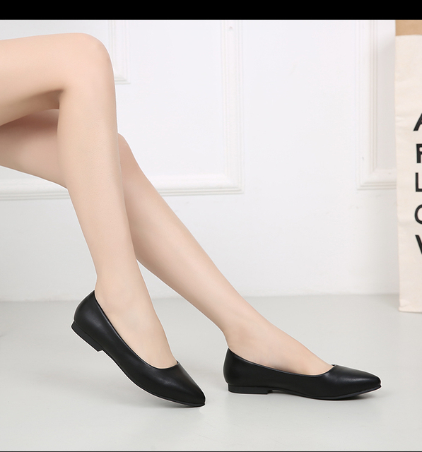 Czarny skórzany but na słupku, antypoślizgowe, profesjonalne damskie obuwie robocze z grubej gumowej podeszwy - Wianko - 7