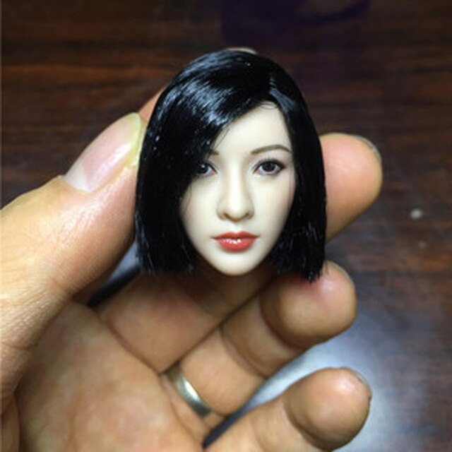 Lalka modelowa 1/6 Chińskiej pięknej dziewczyny - głowa rzeźbiona Liu Yifei, Jing Tian, Ada - dla figurki 12 calowej - Wianko - 2