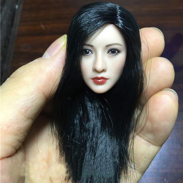 Lalka modelowa 1/6 Chińskiej pięknej dziewczyny - głowa rzeźbiona Liu Yifei, Jing Tian, Ada - dla figurki 12 calowej - Wianko - 5