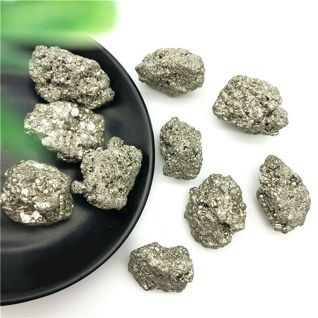 Hurtownia kamieni: Naturalny piryt żelazny, klastry kryształów, szorstkie wyświetlacze - Wianko - 2