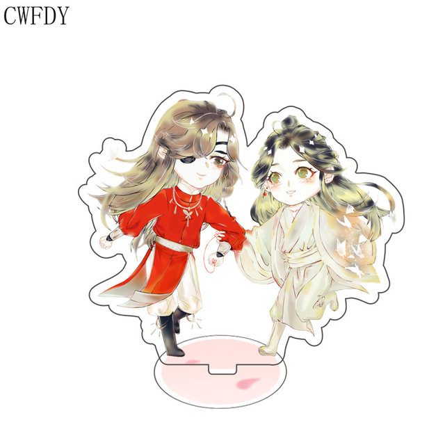 Brelok Tian Guan Ci Fu Xie Lian i Hua Cheng - model figurki Anime w akrylowym stojaku do dekoracji biurka - Wianko - 4