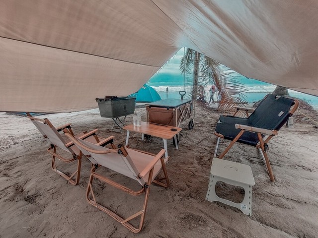 Duża plandeka wodoodporna Octagon 5.1x5.1m - namiot przeciwsłoneczny schronisko ogrodowe z baldachimem na plażę i wycieczki - Wianko - 24