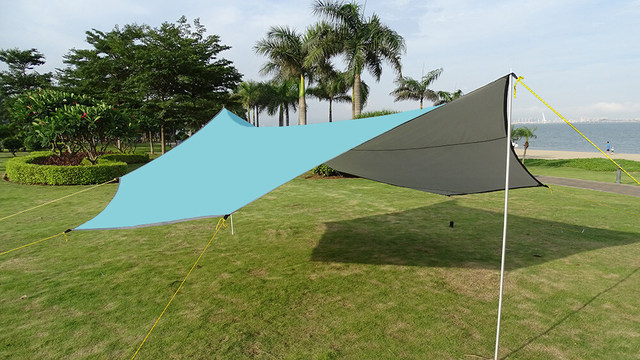 Duża plandeka wodoodporna Octagon 5.1x5.1m - namiot przeciwsłoneczny schronisko ogrodowe z baldachimem na plażę i wycieczki - Wianko - 40