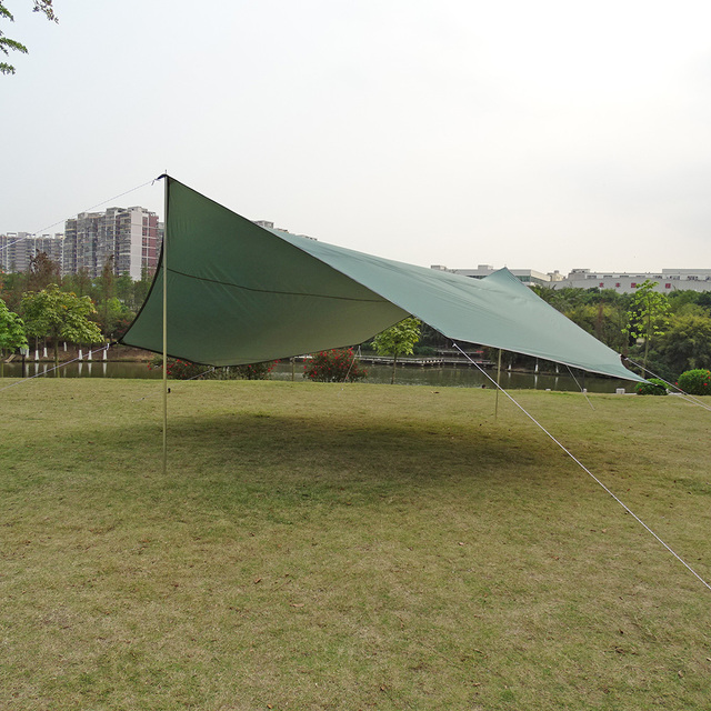 Duża plandeka wodoodporna Octagon 5.1x5.1m - namiot przeciwsłoneczny schronisko ogrodowe z baldachimem na plażę i wycieczki - Wianko - 37