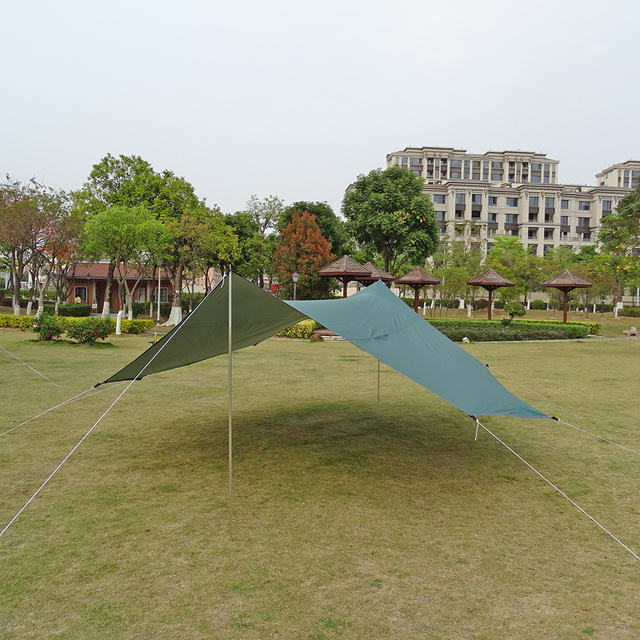 Duża plandeka wodoodporna Octagon 5.1x5.1m - namiot przeciwsłoneczny schronisko ogrodowe z baldachimem na plażę i wycieczki - Wianko - 39