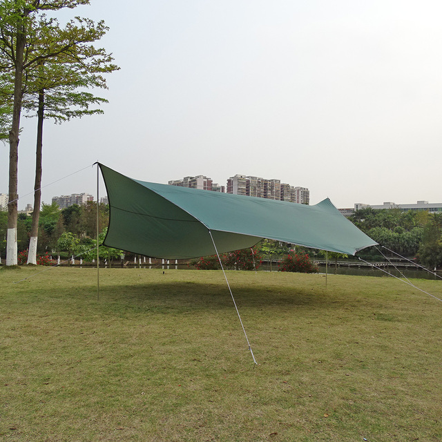Duża plandeka wodoodporna Octagon 5.1x5.1m - namiot przeciwsłoneczny schronisko ogrodowe z baldachimem na plażę i wycieczki - Wianko - 38