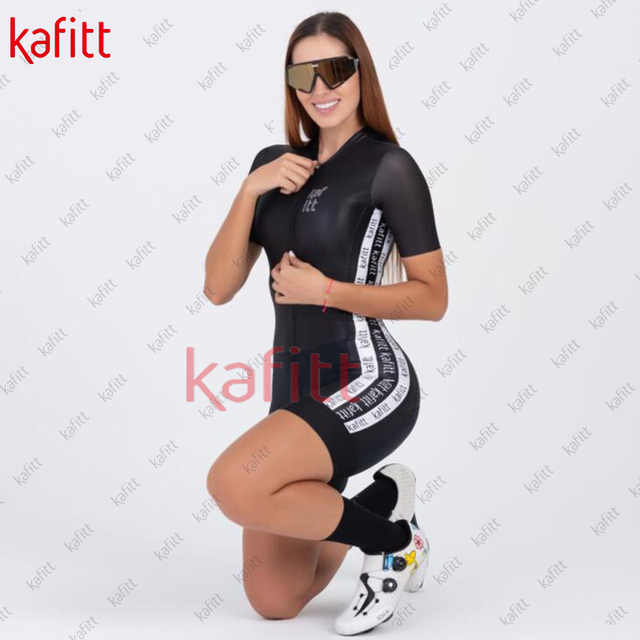 Kafitt zestaw damska odzież sportowa rowerowa - letnia koszulka i spodenki w jednym - Wianko - 19