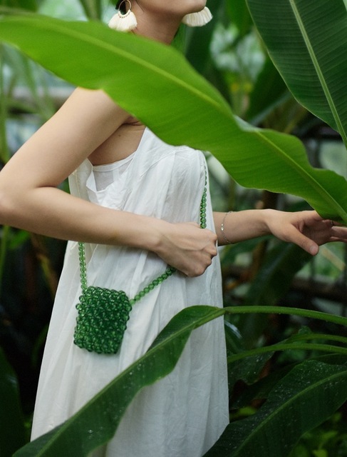 Elegancka torebka na ramię dla kobiet - 2019 nowy model Mini Crossbody z perłami i koralikami - Wianko - 12