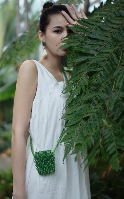 Elegancka torebka na ramię dla kobiet - 2019 nowy model Mini Crossbody z perłami i koralikami - Wianko - 10