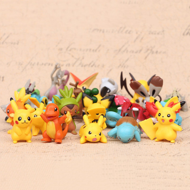 Zestaw 24 sztuk 4-5cm Figurki Anime Pokemon dla dzieci - Prezenty Świąteczne, Zabawki Akcji, Dekoracje - Wianko - 21