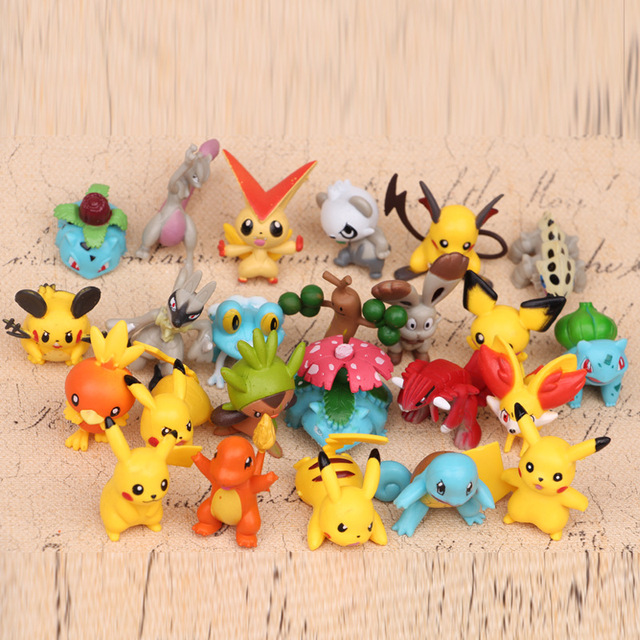 Zestaw 24 sztuk 4-5cm Figurki Anime Pokemon dla dzieci - Prezenty Świąteczne, Zabawki Akcji, Dekoracje - Wianko - 11