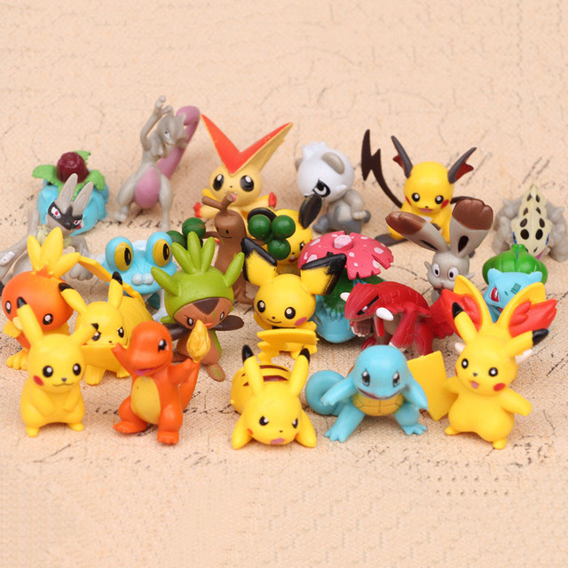 Zestaw 24 sztuk 4-5cm Figurki Anime Pokemon dla dzieci - Prezenty Świąteczne, Zabawki Akcji, Dekoracje - Wianko - 16