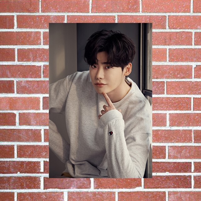 Obraz na płótnie Lee Jong Suk - Wall Art koreańska gwiazda, plakaty i druki dla dzieci, dekoracje do pokoju - Wianko - 7