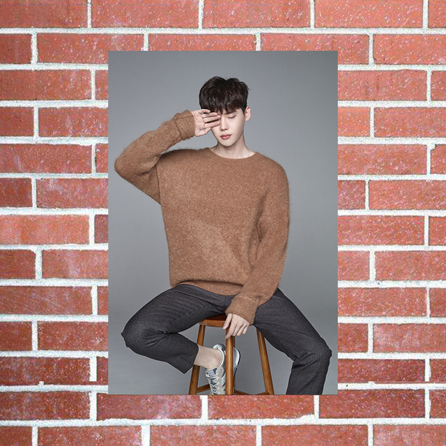 Obraz na płótnie Lee Jong Suk - Wall Art koreańska gwiazda, plakaty i druki dla dzieci, dekoracje do pokoju - Wianko - 4