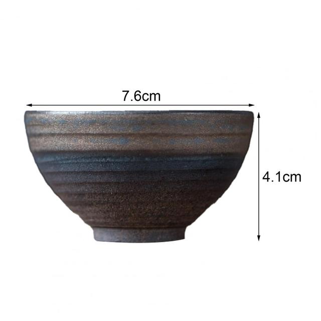 Retro handmade ceramiczna filiżanka do herbaty w stylu kamionki - artykuł do domu - Wianko - 12