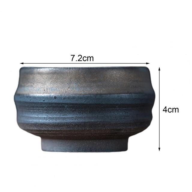 Retro handmade ceramiczna filiżanka do herbaty w stylu kamionki - artykuł do domu - Wianko - 13
