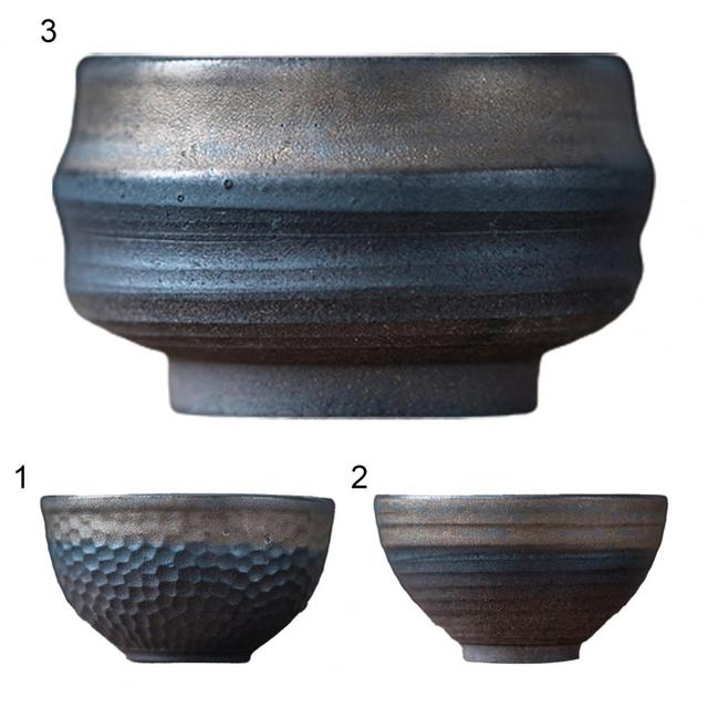 Retro handmade ceramiczna filiżanka do herbaty w stylu kamionki - artykuł do domu - Wianko - 16