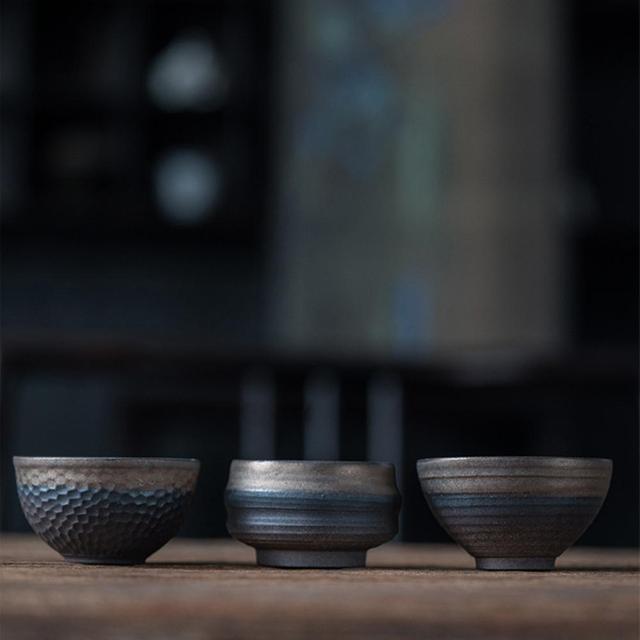 Retro handmade ceramiczna filiżanka do herbaty w stylu kamionki - artykuł do domu - Wianko - 10